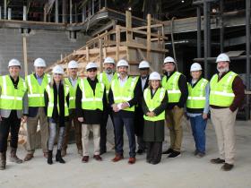 Photo from left to right: (Front Row) Jennifer Williams Smith, Jasper City Council, District 4; Paul Kennedy, President, Walker Area Community Foundation; Mayor Josh Gates, City of Jasper; Jenny Brown Short, Jasper City Council, District 1 (Back Row) Jim Trotter, WACF Vice-President, Development & Marketing; Kevin Callahan, WACF Board of Directors; Sam Watts, Jasper City Council, District 3; Lincoln Moody, Jasper City Council, District 2; Willie Moore, Jasper City Council, District 5; Drew Gilbert, WACF Boa