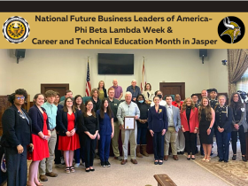 FBLA Week and CTE Month in Jasper