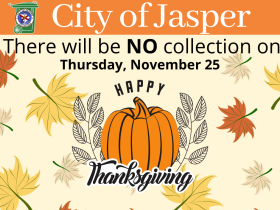 No garbage/debris collection for Thanksgiving Day