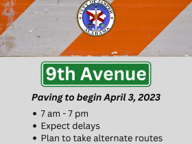 9th Avenue paving begins