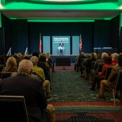 Picture of ALM conference ballroom with attendees