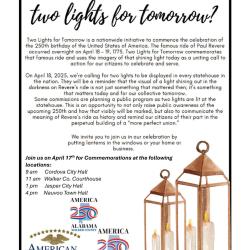 American Village 2 Lights ceremony info