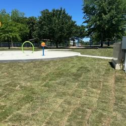 A.P. Howell park sod installation