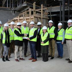 Photo at HDCI: City officials, Walker Area Community Foundation leadership and Board members