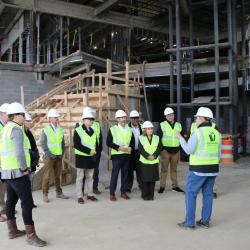 Photo at HDCI: City officials, Walker Area Community Foundation leadership and Board members