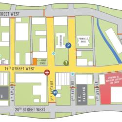 Foothills Festival Map