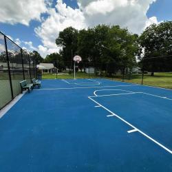James A. Cox outdoor basketball court