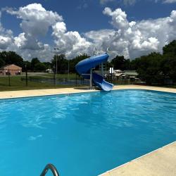 W.C. White, Sr. Aquatic Center pool slide