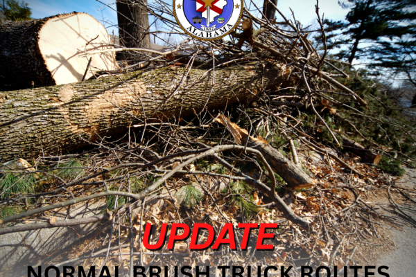 brush truck update post-severe weather