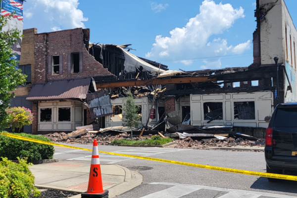 downtown jasper fire