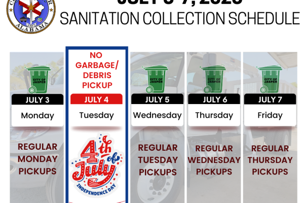July 4 2023 garbage pickup schedule