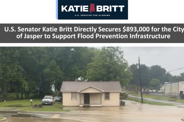 Katie Britt Flood Prevention Grant Press Release