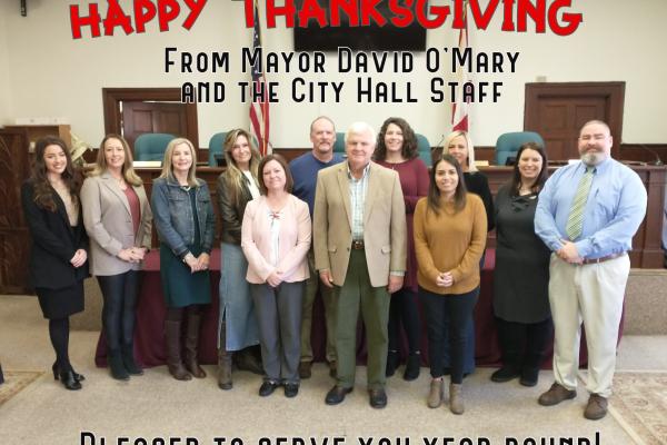 Happy Thanksgiving City Hall