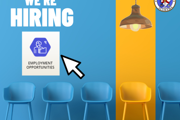 We're Hiring with chairs