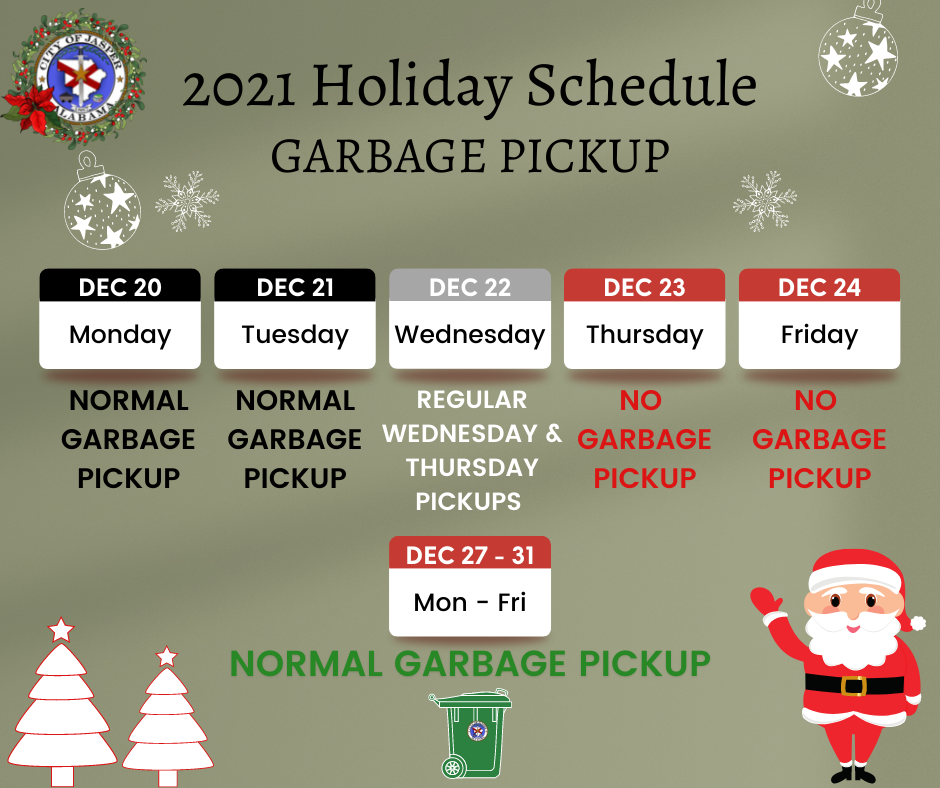 Christmas 2024 Garbage Pickup Safety Harbor Deena Eveleen