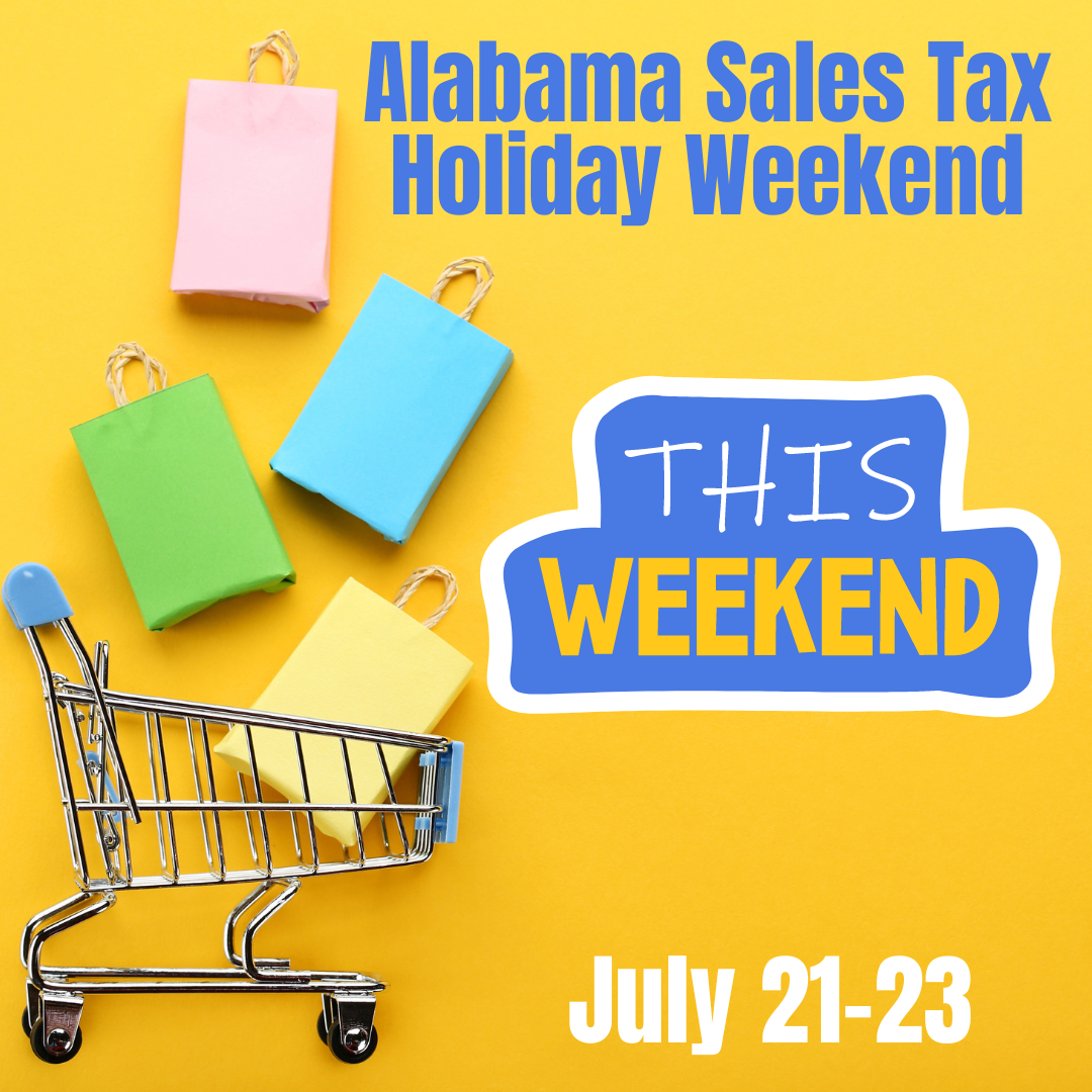 AL sales tax holiday weekend