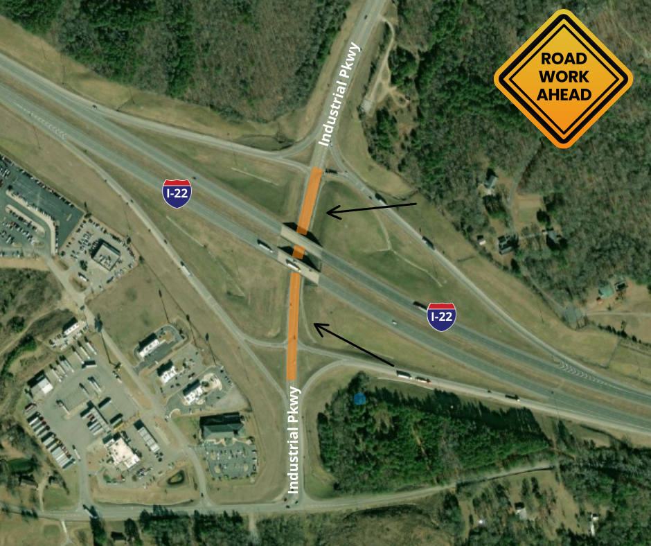 Industrial Pkwy paving