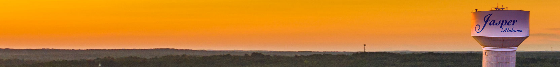 jasper water tower sunset