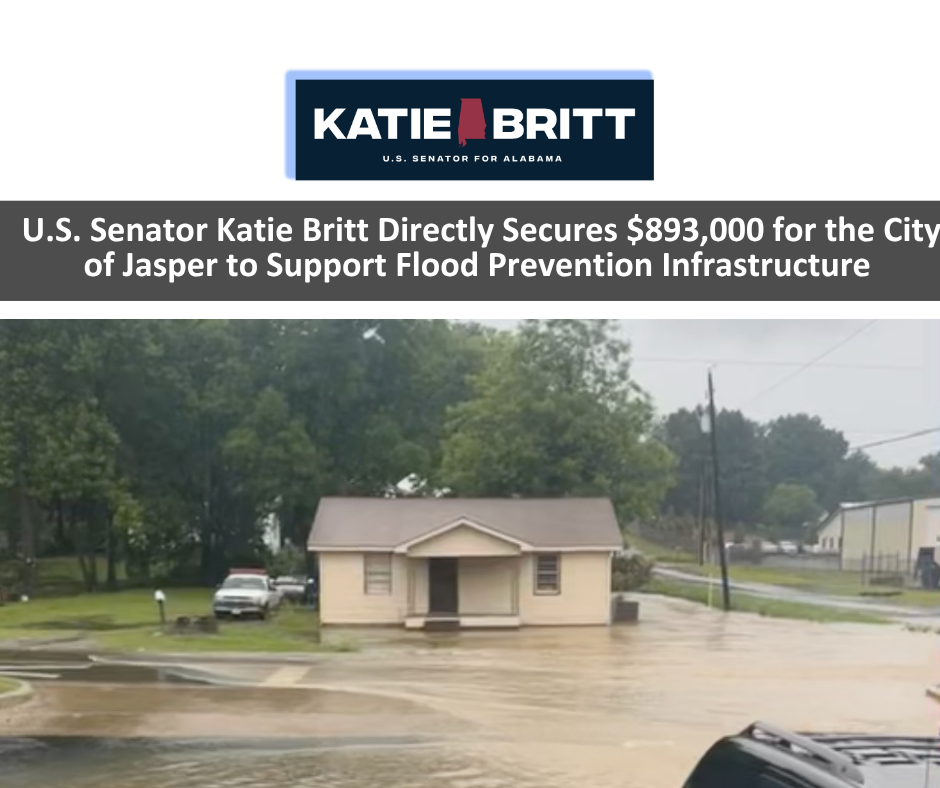 Katie Britt Flood Prevention Grant Press Release