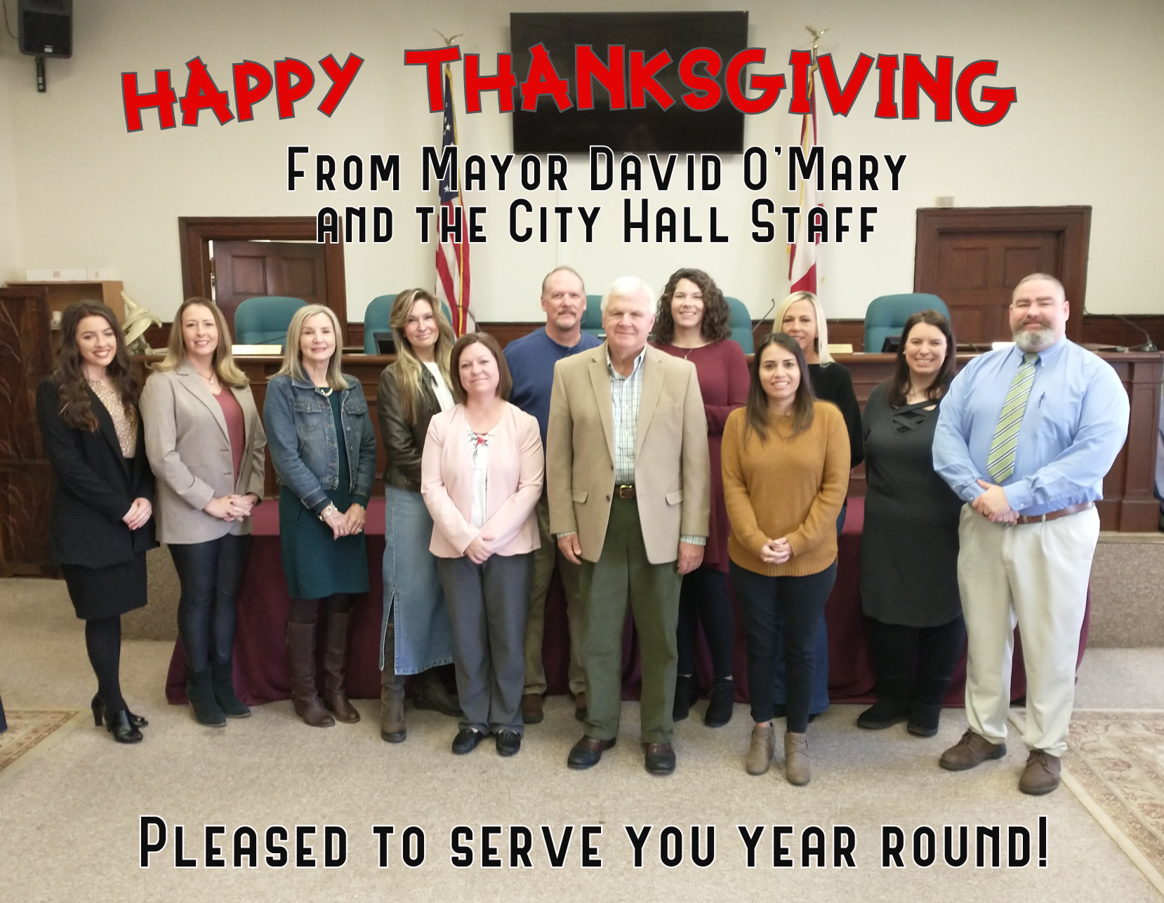 Happy Thanksgiving City Hall