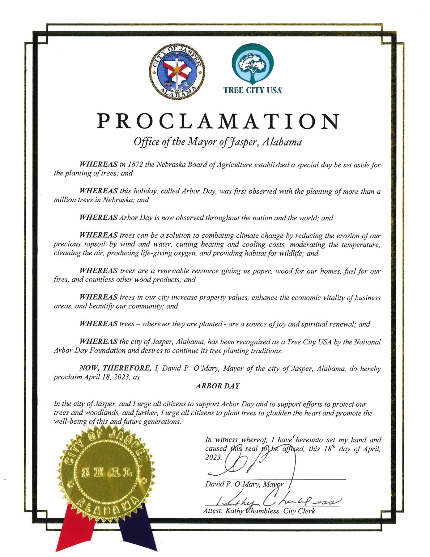 arbor day 2023 proclamation