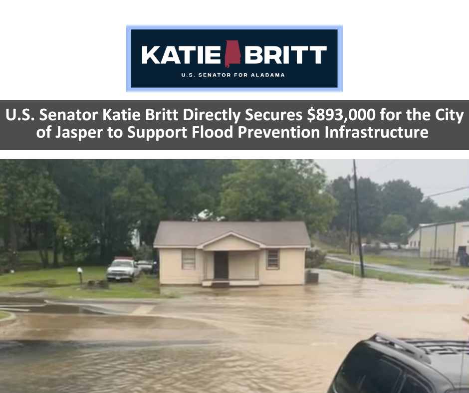 Katie Britt Flood Prevention Grant Press Release