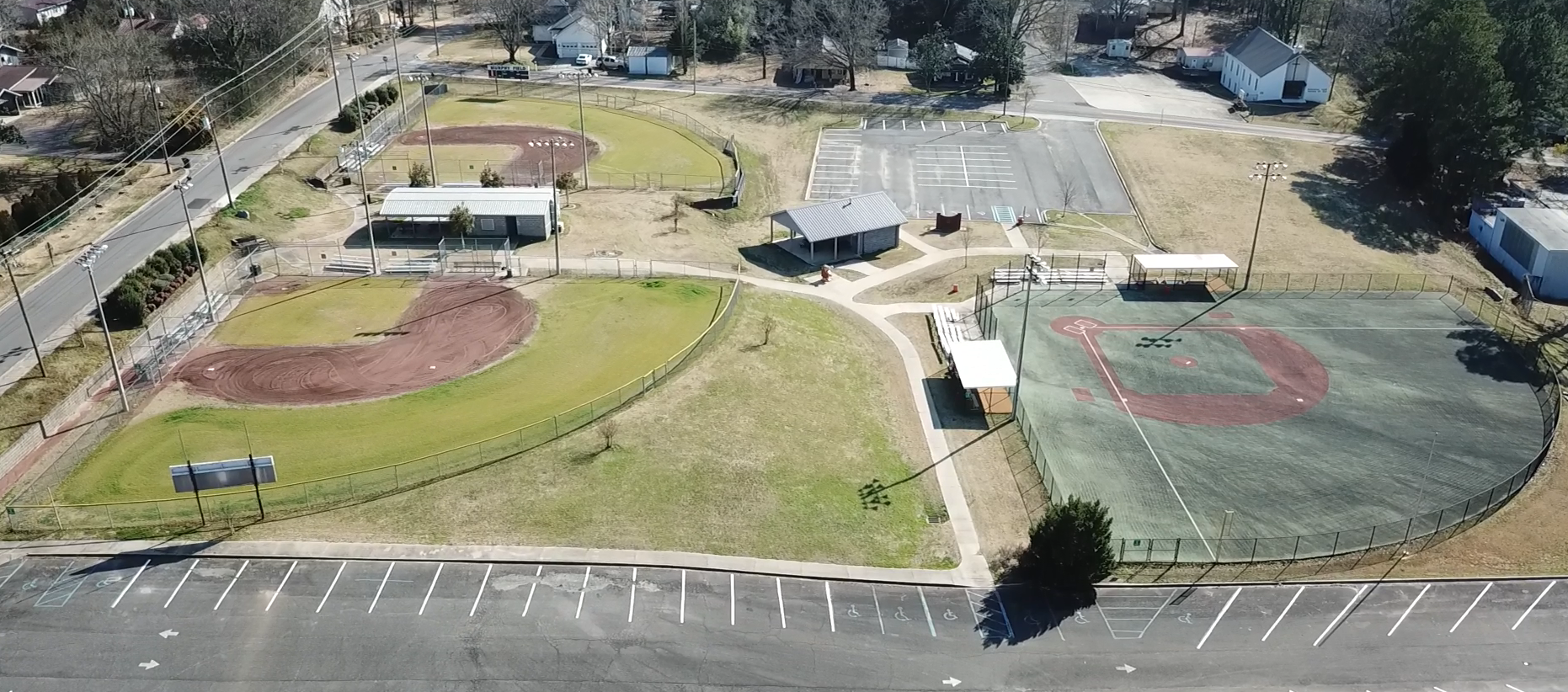 softball fields